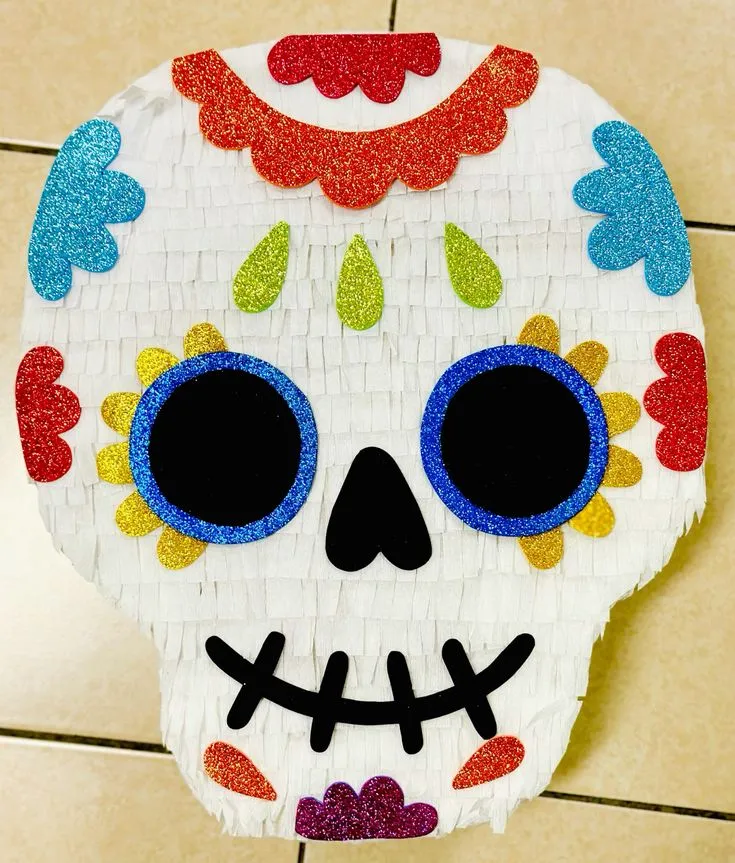 Minicalaveritas de azúcar neón