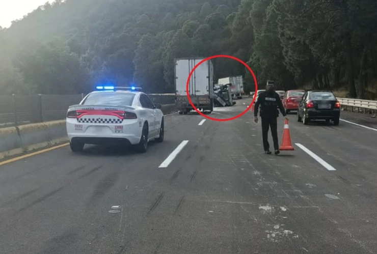 accidente autopista méxico-Puebla hoy 3 enero