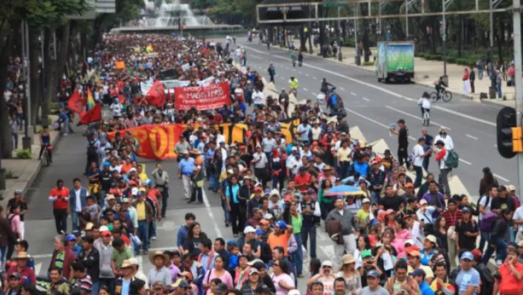Siete manifestaciones afectarán la vialidad en la CDMX este viernes 13