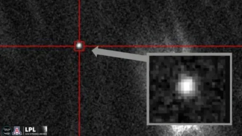 Fotos del asteroide 2024 YR4