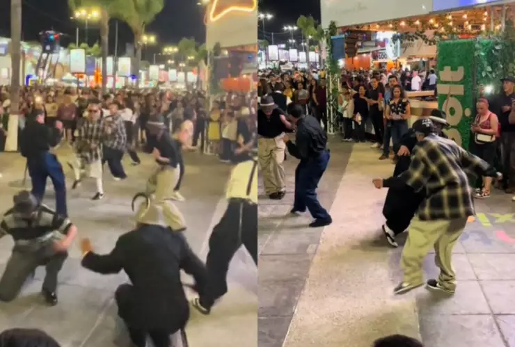 ¡Sacando los prohibidos! Así bailan los “cholos” en la Feria de San Marcos 2024