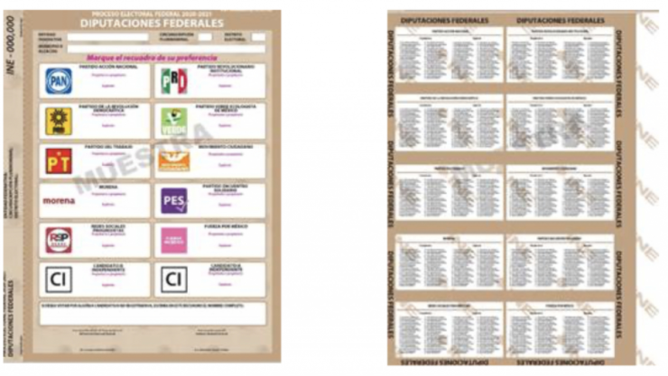 Aprueban modelo de boleta para elecci&oacute;n de Diputados. 
