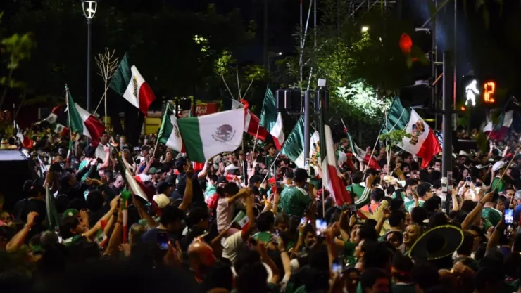 ¡Guadalajara se pinta de verde! Más de 50 mil personas celebraron la victoria de México