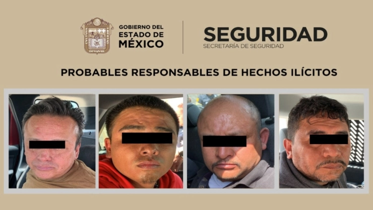 Robo transportistas Edomex: Caen cuatro presuntos ladrones tras operativo en Acolman, Estado de México