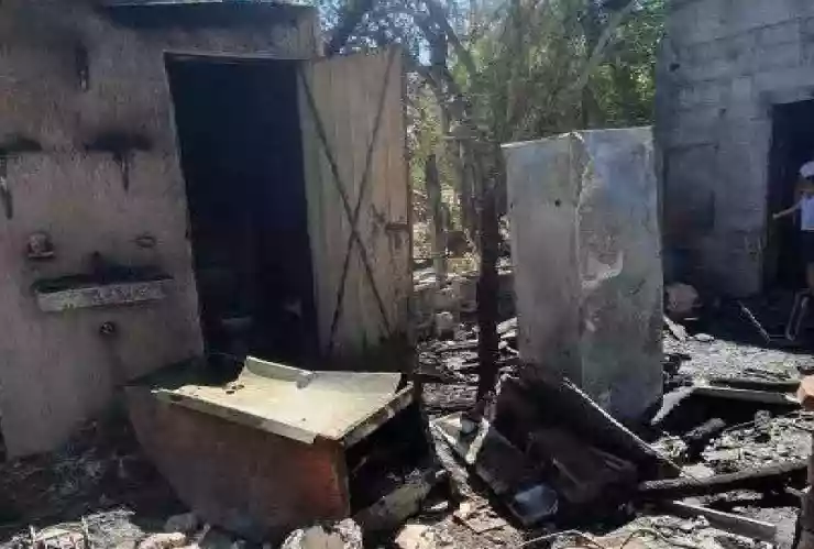 Fuerte incendio en Tizimín consume una cocina improvisada