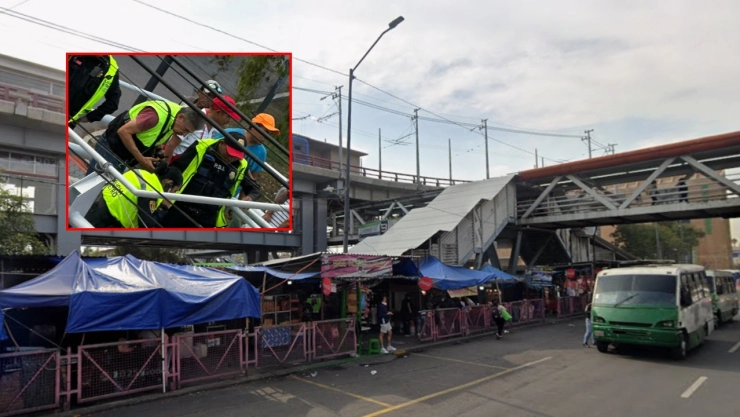 Policía de CDMX es baleado en Metro Constitución de 1917 al forcejear con sujeto armado.