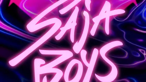 Fondo neón Saja boys