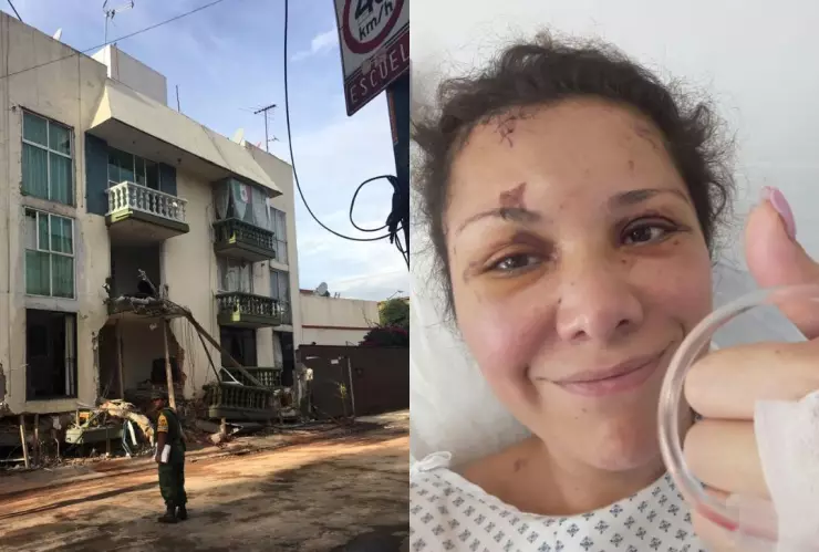 Karla tras el sismo del 19S