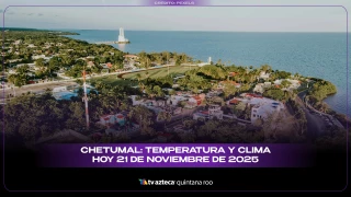 Chetumal: Temperatura y clima hoy 21 de noviembre de 2025.
