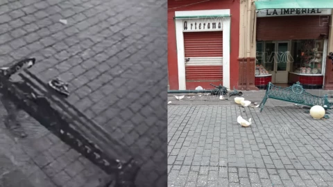 Captan al responsable de los destrozos en la “Calle de los Dulces” en Puebla