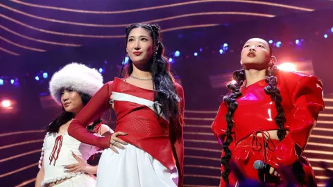 Las Guerreras K-Pop por primera vez en los BRIT Awards