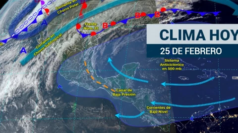 Clima en M&eacute;xico 25 de febrero