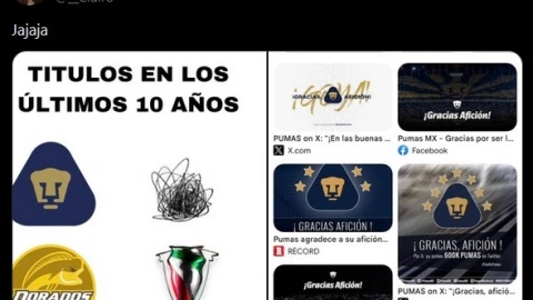 Las redes sociales se rieron de la eliminaci&oacute;n de Pumas
