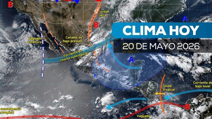 clima en México 20 de mayo 2026