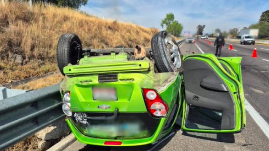 Volcadura México-Puebla