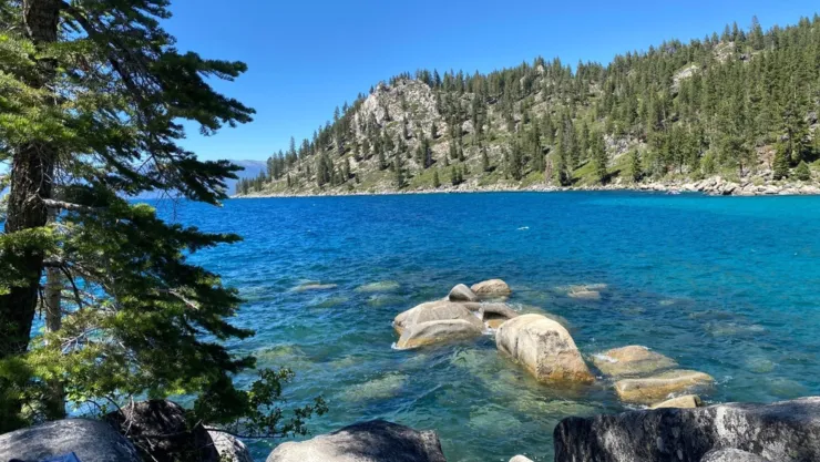 Un lago de Estados Unidos.