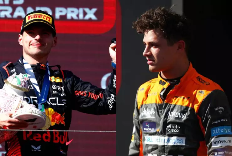 GP de Hungría: ¿Qué le pasó? Lando Norris festejó y ROMPIÓ el trofeo de Max Verstappen