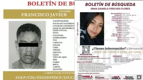 Encuentran sin vida a Irma Daniela y Francisco Javier, desaparecidos en Izúcar de Matamoros