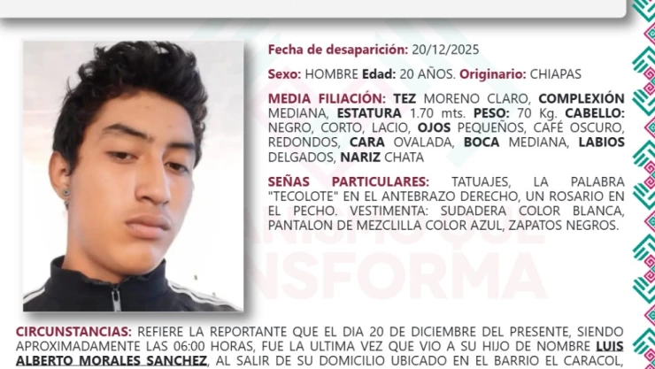 Luis Alberto Morales Ocozocoautla Chiapas