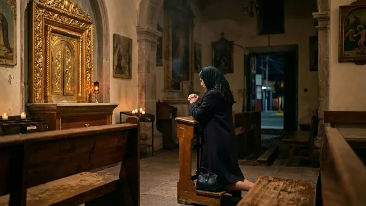 Mujer que recorre 7 iglesias y desaparece: historia