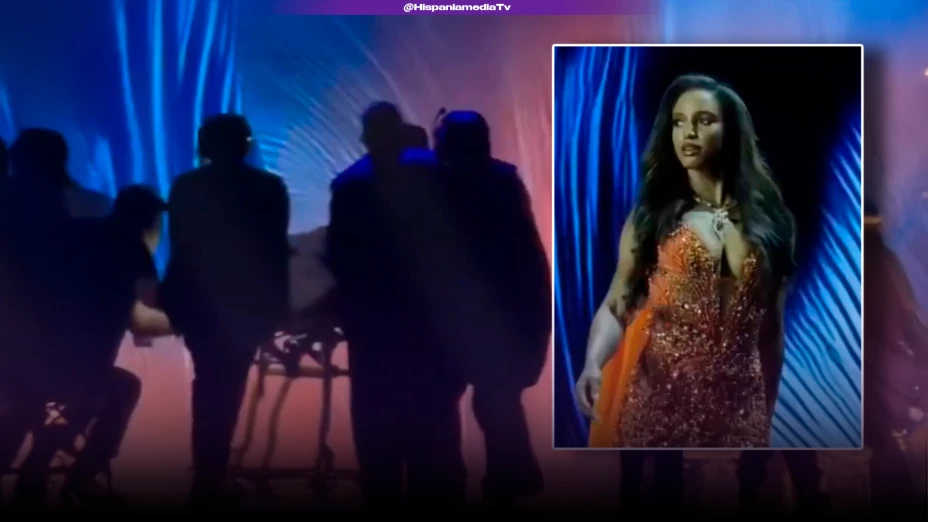 Miss Jamaica caída video