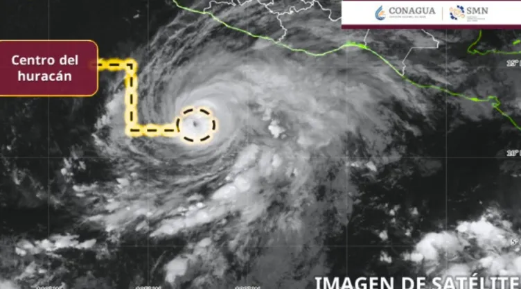 Huracán “Vance” podría alcanzar categoría 3: trayectoria y efectos en las costas de México
