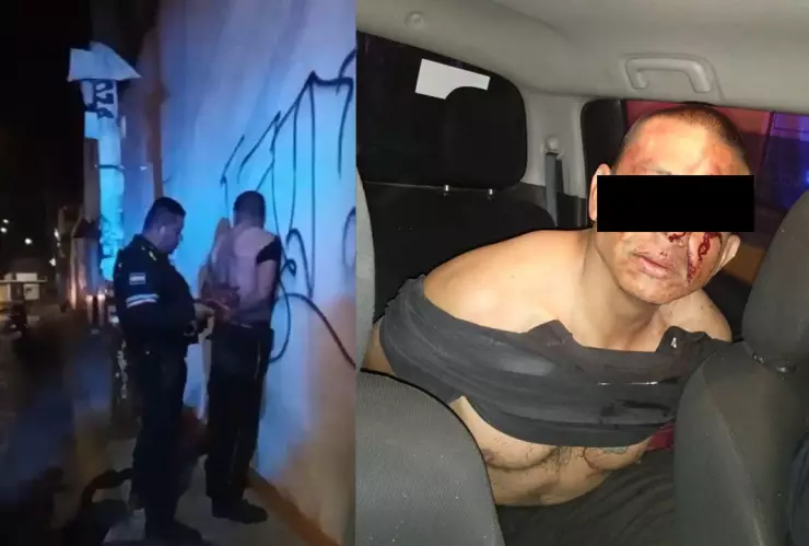 taxistas golpean a presuntos ladrones hueyotlipan