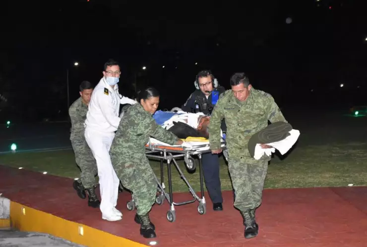 Atienden en Hospital Militar de la capital a dos heridos por explosión