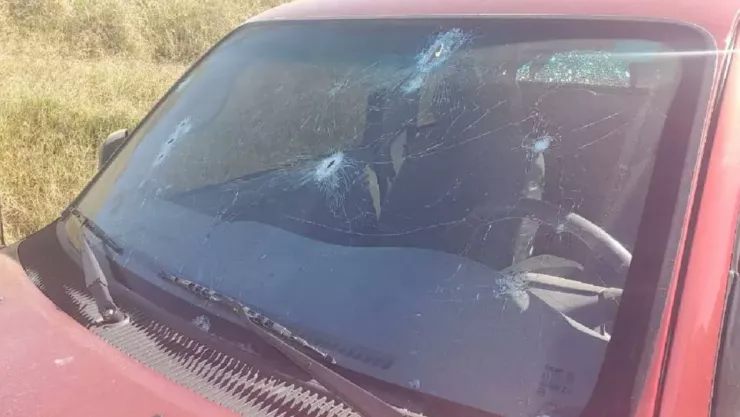 Camioneta balaceada en Tepatitlán