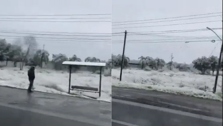 Nieve en Nuevo León