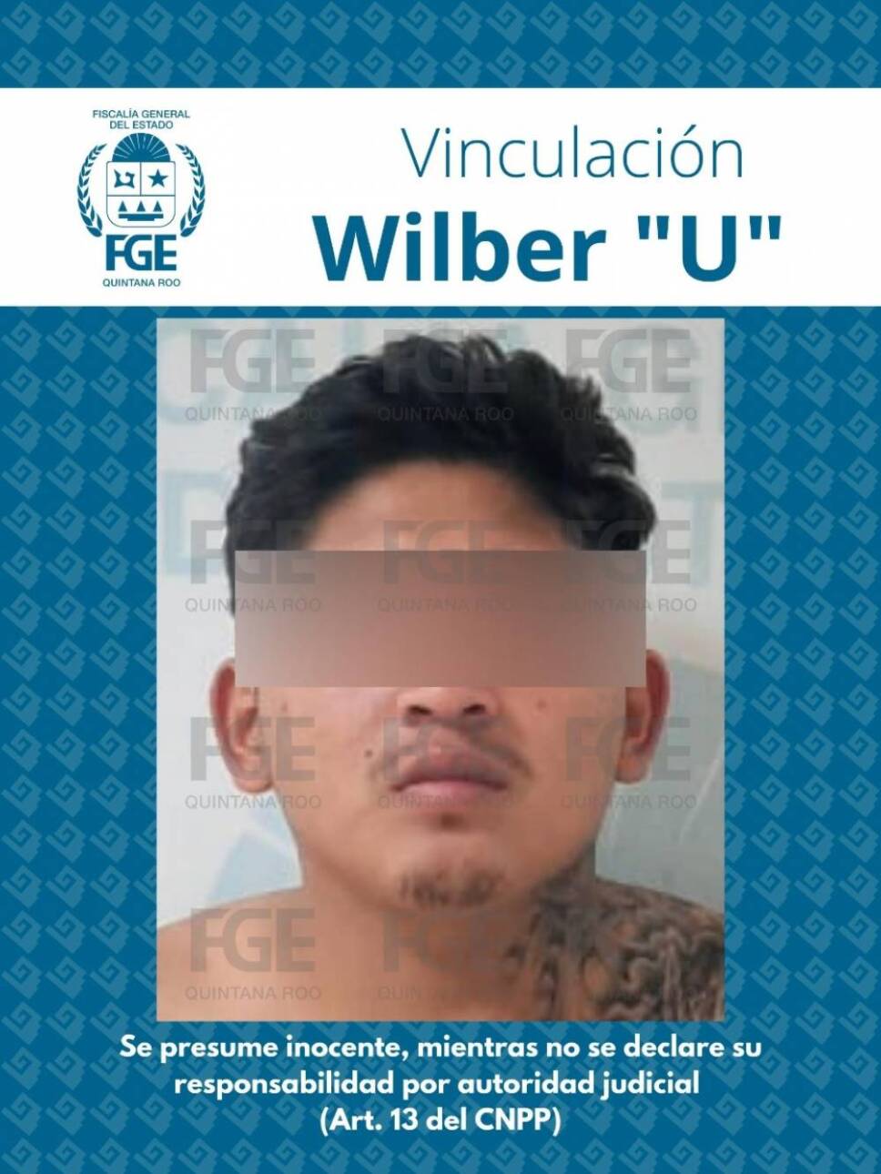 Vinculan a proceso a Wilber U, presunto homicida de gerente de club de playa