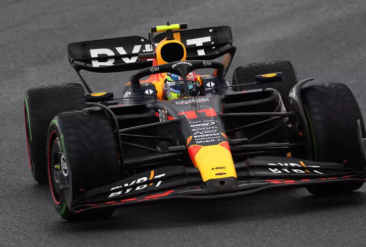 Checo Pérez en el GP de los Países Bajos 2023