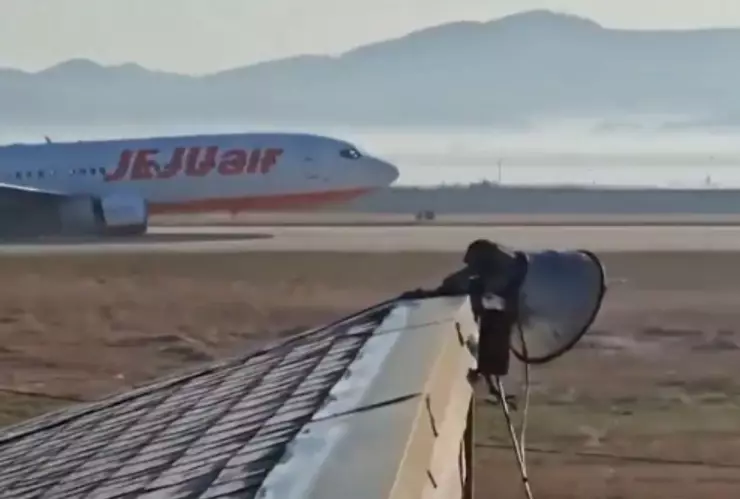 Fotos de accidente de avión en Corea del Sur