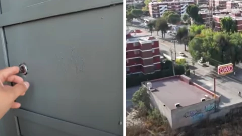 Por inseguridad este OXXO tiene ¡Puertas blindadas!