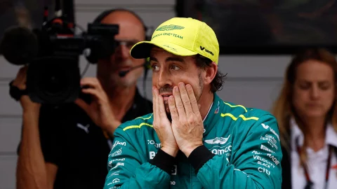 Fernando Alonso en el GP de China