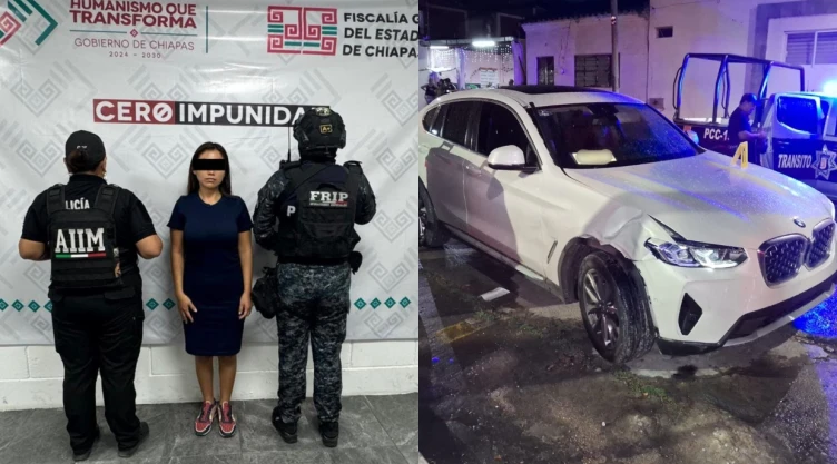 mujer detenida por intento de feminicidio en Chiapas