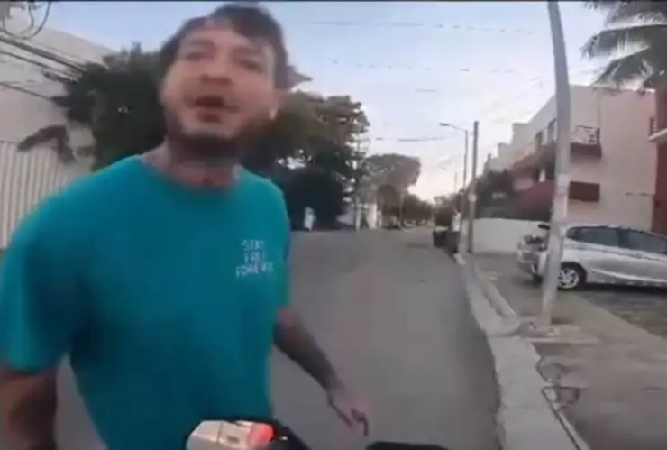 VIDEO_ Cliente agrede a repartidor de Rappi en Playa del Carmen por tardar con su pedido