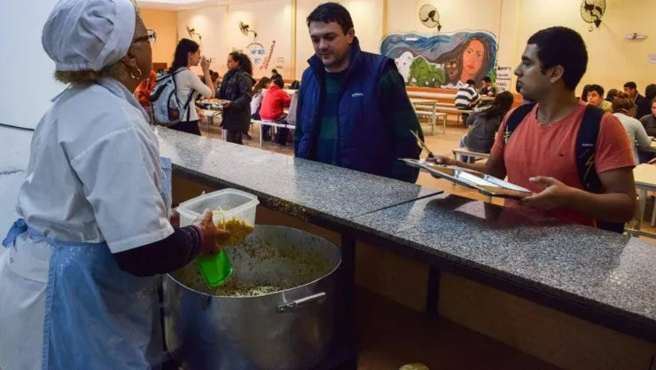 Comedor comunitario de la UNAM.
