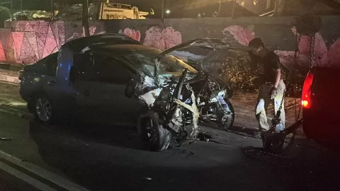 Fuerte accidente en CDMX: Borracho choca en Periférico Sur y genera caos en Xochimilco