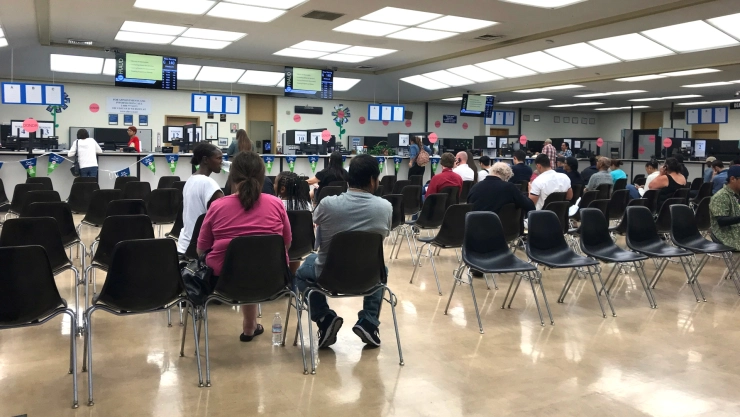 Oficinas del DMV en Los Ángeles, California