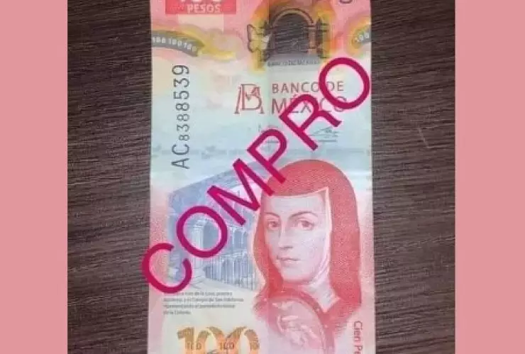¡Usuario busca comprar billetes de 100 pesos a tan solo 60 y se vuelve viral!