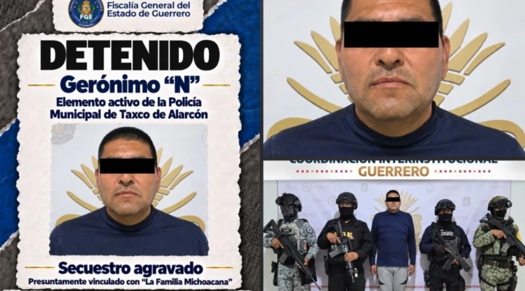 Detienen a policía