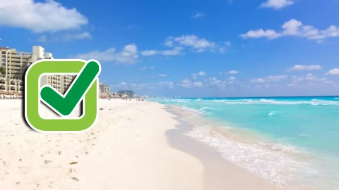 Estas son las playas de Cancún en las que puedes nadar HOY 20 de diciembre de 2025.webp