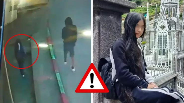 Cámaras de seguridad registraron momentos previos a la desaparición de Jasmin