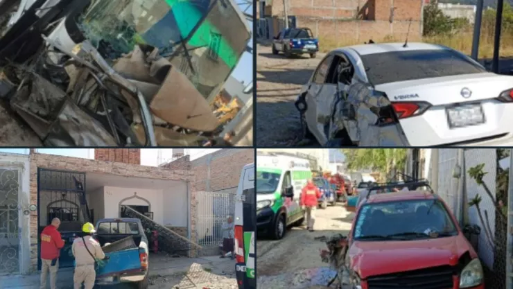 Camión sin frenos Tonala,Jalisco panico de pasajeros