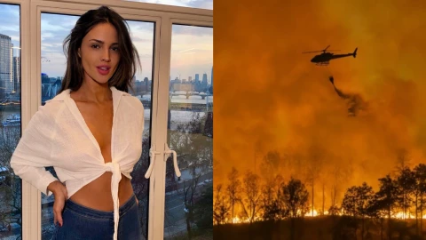 Eiza González ofrece AYUDA a daminificados por los incendios en California