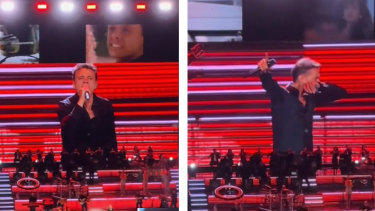 Luis Miguel estaría enfermo y lo captan toser durante concierto en Chile