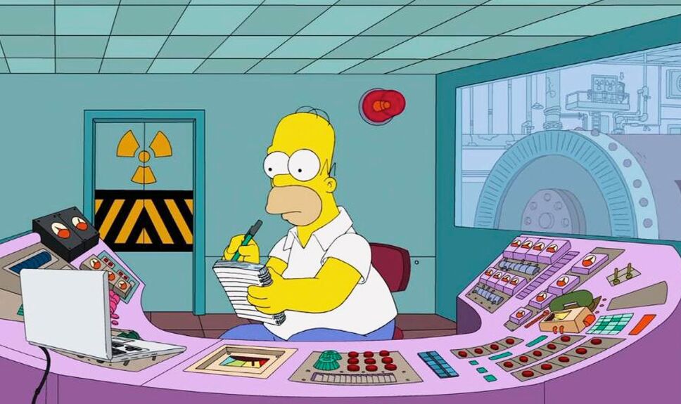 homero ya está preparado, los simpson