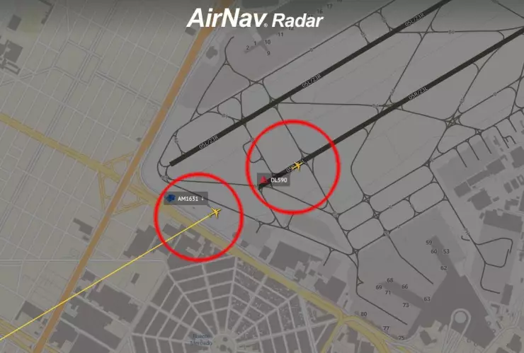 Investigan incidente entre dos aviones en el AICM; estuvieron a punto de chocar