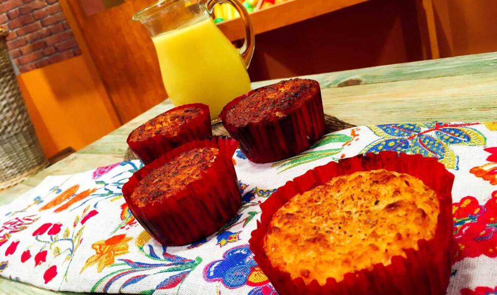Receta Panqué de elote y rompope